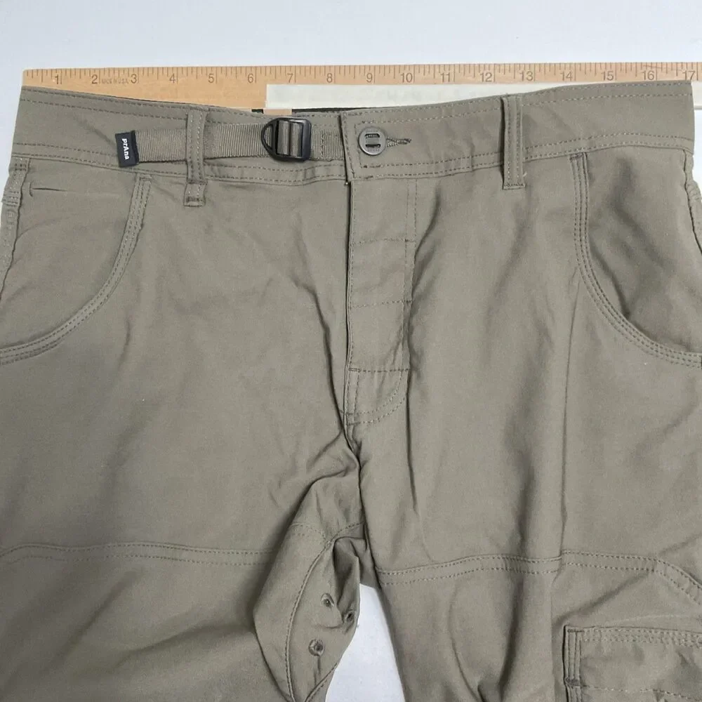 PrAna 31x30 Pants Stretch Zion Pant II Men's Slate Green Climbing Recycled NWT
